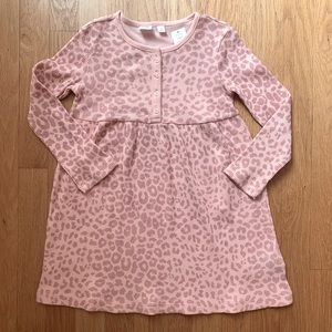 Gap pink leopard print dress